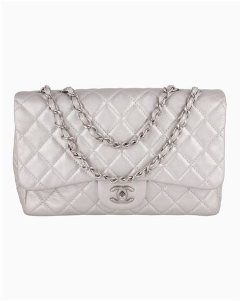 chanel jumbo com ferragem prata e ouro|Bolsa Chanel Classica Jumbo .